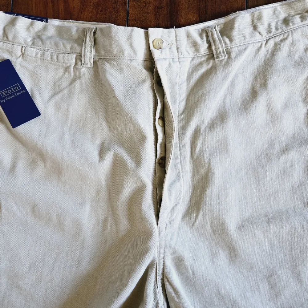 Polo Ralph Lauren Men's Khaki 6-Inch Burroughs Relaxed Fit Chino Shorts Size 38 - Picture 9 of 15